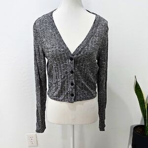 Maurice's Gray Button-Up Cardigan